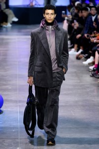 Model on the catwalk