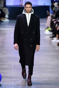 Model on the catwalk