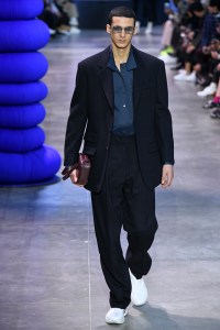 Model on the catwalk