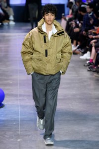 Model on the catwalk