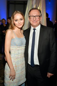 Lily-Rose Depp and Bruno Pavlovsky