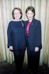 Jeanette Wagner and Evelyn Lauder