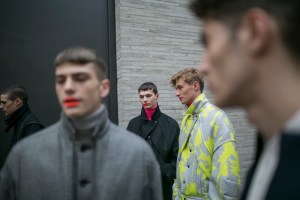 Backstage at Chalayan Men's Fall 2019
