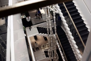 The scene at the Chanel flagship.