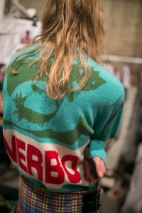 Backstage at Charles Jeffrey Loverboy Men's Fall 2019