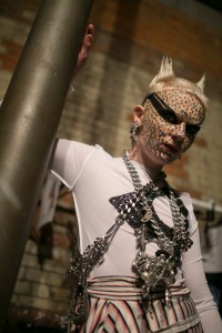 Backstage at Charles Jeffrey Loverboy Men's Fall 2019
