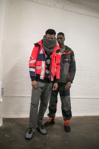Backstage at Christopher Raeburn Men's Fall 2019