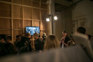 Backstage at Christopher Raeburn Men's Fall 2019