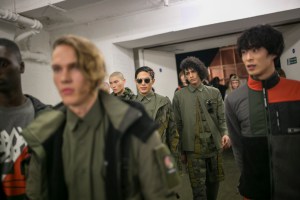 Backstage at Christopher Raeburn Men's Fall 2019