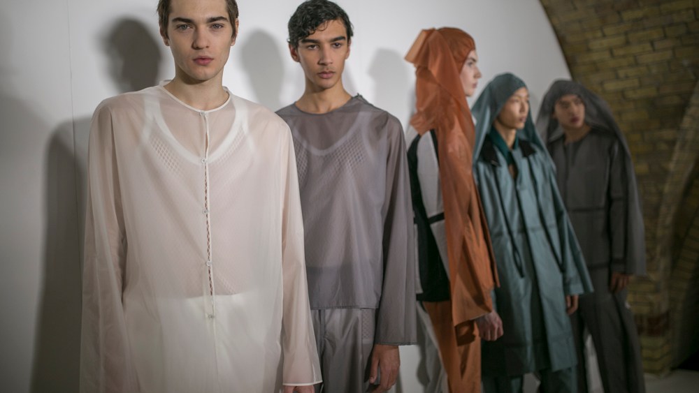 Backstage at Craig Green Men's Fall 2019