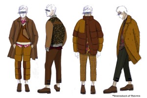 “Love thy neighbor, but dress like yourself. We find inspiration in the individualism of New Yorkers — fewer judgments and an openness to people who celebrate personal style. It’s about respectfully living amongst others but truly being yourself.” — Matteo Maniatty and Dres Ladro, Descendant of Thieves