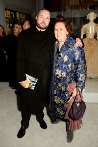 Kim Jones and Suzy MenkesChristian Dior: Designer of Dreams exhibition dinner, V&A Museum, London, UK - 29 Jan 2019