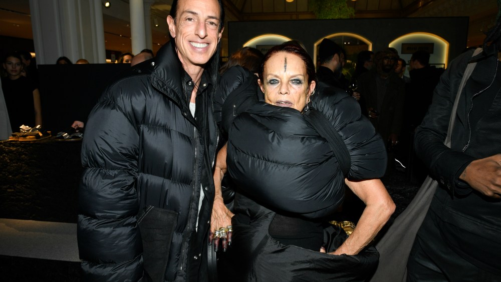 Rick Owens and Michèle Lamy at Le Bon Marché