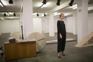Backstage at Edward Crutchley Men's Fall 2019