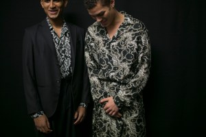 Backstage at Edward Crutchley Men's Fall 2019