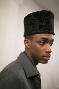Backstage at Edward Crutchley Men's Fall 2019