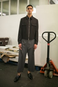 Backstage at Edward Crutchley Men's Fall 2019