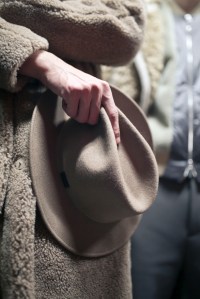 Backstage at Emporio Armani Men's Fall 2019