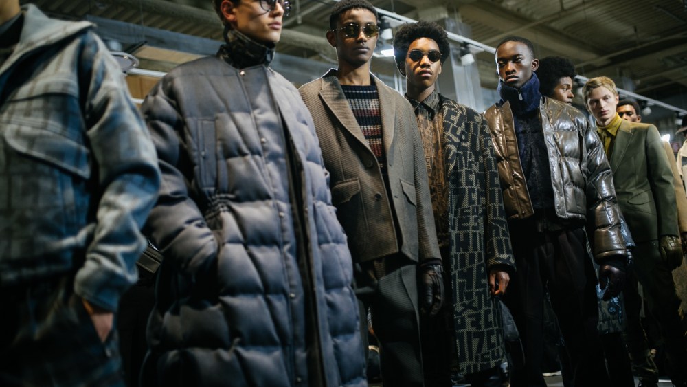 Backstage at Ermenegildo Zegna Men's Fall 2019