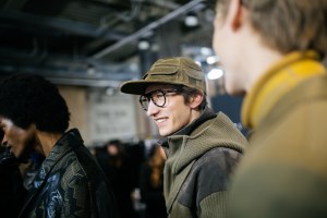 Backstage at Ermenegildo Zegna Men's Fall 2019