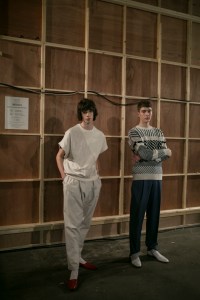 Backstage at E. Tautz Men's Fall 2019