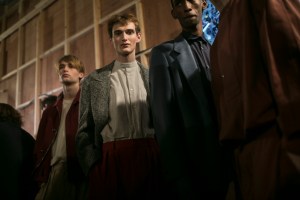 Backstage at E. Tautz Men's Fall 2019