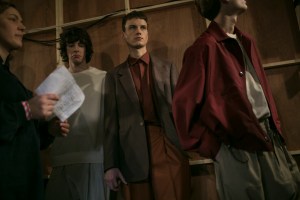Backstage at E. Tautz Men's Fall 2019