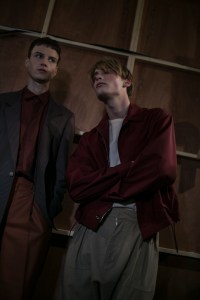 Backstage at E. Tautz Men's Fall 2019