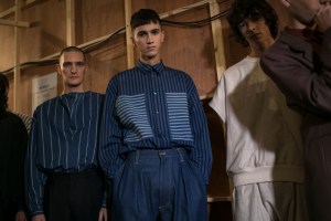Backstage at E. Tautz Men's Fall 2019