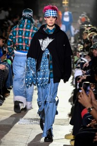 Model on the catwalk
