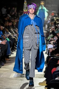 Model on the catwalk