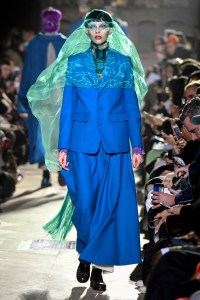 Model on the catwalk