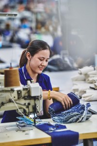 The new J. Crew and Madewell Fair Trade certified factory in Vietnam.
