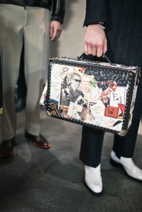 Backstage at Fendi Men's Fall 2019