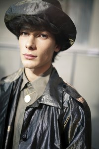 Backstage at Fendi Men's Fall 2019
