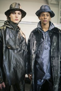 Backstage at Fendi Men's Fall 2019