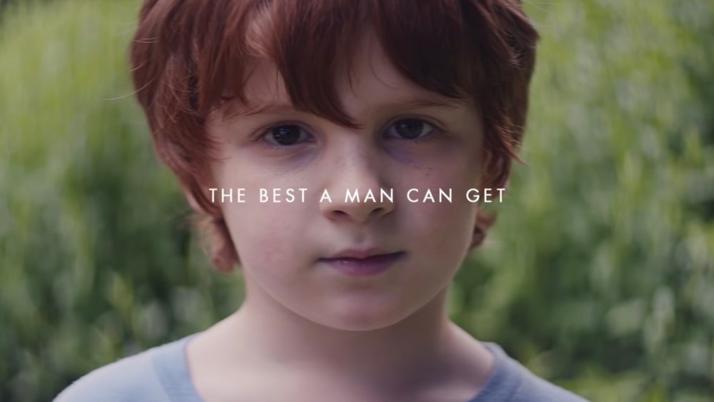 A still from Gillette's #MeToo inspired ad campaign.