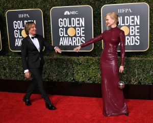 Keith Urban and Nicole Kidman in Michael Kors Collection, Golden Globes 2019