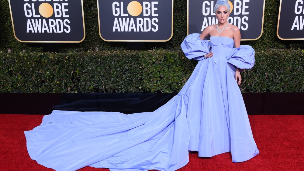 Lady Gaga in Valentino Haute Couture, Golden Globes 2019