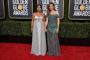 Yalitza Aparicio and Marina de Tavira, Golden Globes 2019
