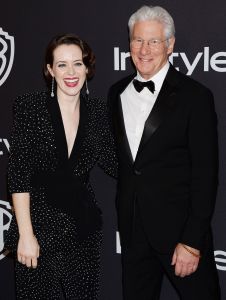 Richard Gere and Claire Foy