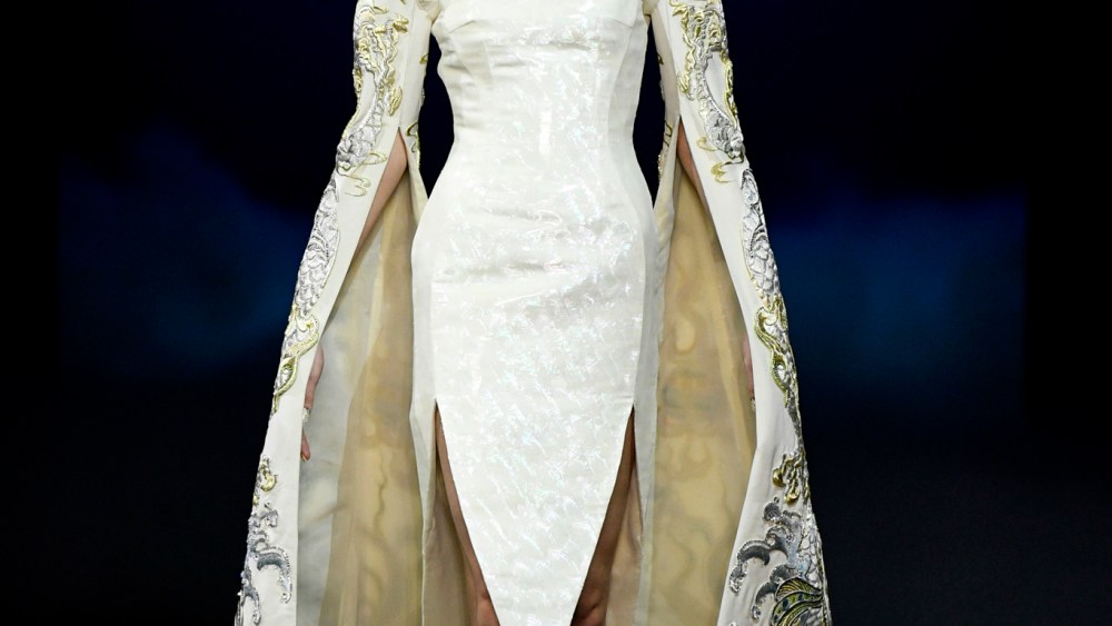 Guo Pei Plans Sotheby's Showcase, Secondary Label, Helps Designers