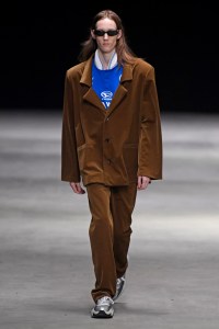 Model on the catwalk