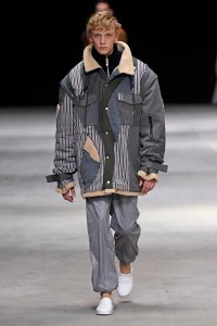 Model on the catwalk