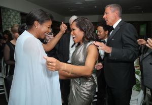 Tiffany Haddish, Regina King and Richard Plepler