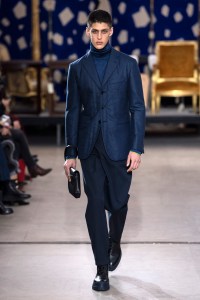 Model on the catwalk