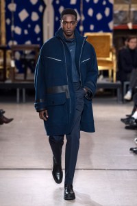 Model on the catwalk