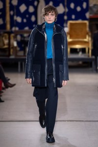 Model on the catwalk
