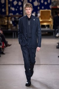 Model on the catwalk