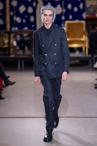 Model on the catwalk